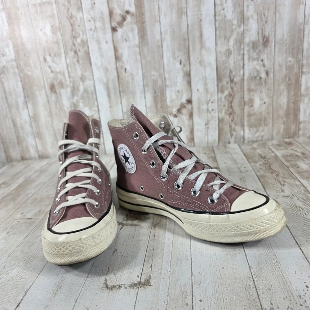 Converse Chuck 70 Hi High Top Sneakers Mauve Rose 168510C Womens 7 Mens 5 - Picture 6 of 8